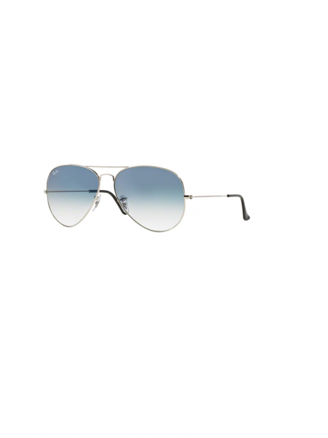 LENTES DE SOL RB PILOTO AVIADO RB3025N PLATEADO AZUL DEGRADADO