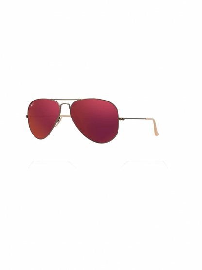 LENTES DE SOL RB PILOTO AVIADO RB3025N BRONCE ROJO ESPEJO