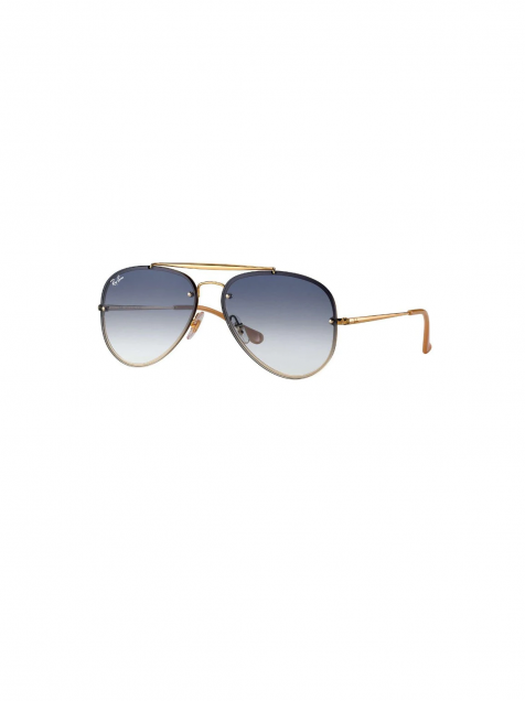 LENTES DE SOL RB PILOTO AVIADO BLAZE RB3584N DORADO AZUL DEGRADADO