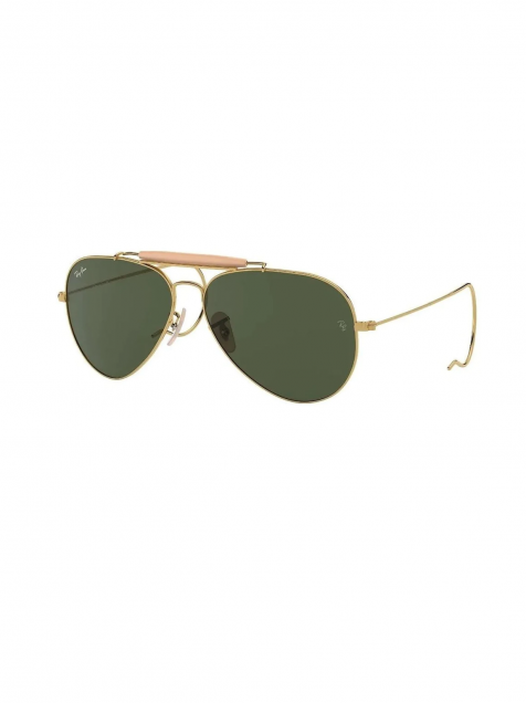 LENTES DE SOL RB PILOTO OUTDOORSMAN RB3030N DORADO VERDE G15