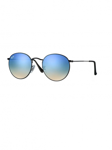 LENTES DE SOL RB ROUND CLASSIC RB3447N NEGRO AZUL ESPEJO