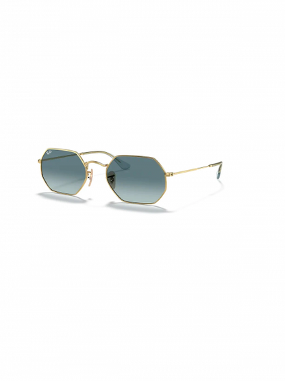 LENTES DE SOL RB OCTAGONAL RB3556N DORADO AZUL DEGRADADO