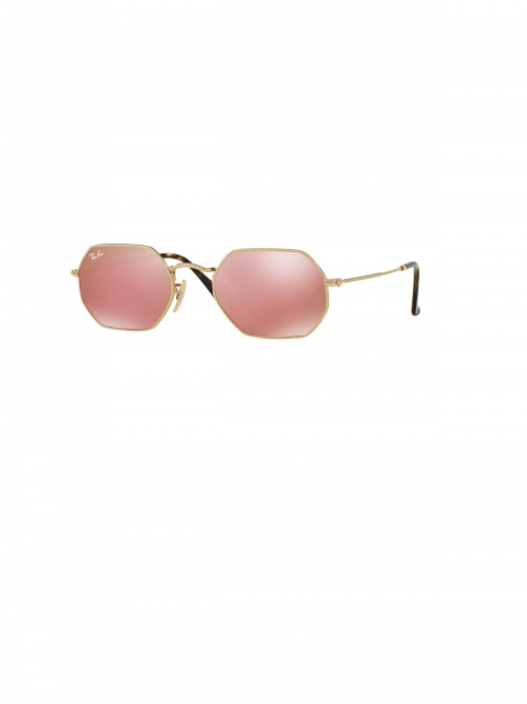 LENTES DE SOL RB OCTAGONAL RB3556N DORADO ROSA ESPEJO