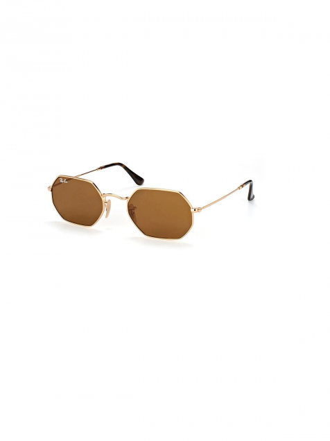 LENTES DE SOL RB OCTAGONAL RB3556N DORADO CAFE DEGRADADO