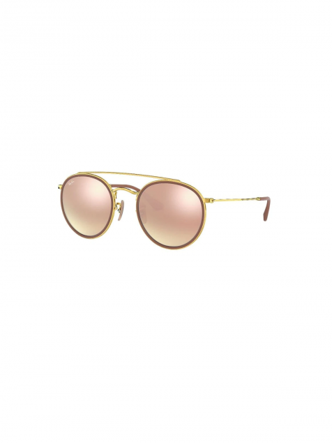 LENTES DE SOL RB DOUBLE BRIDGE RB3647N DORADO ROSA ESPEJO