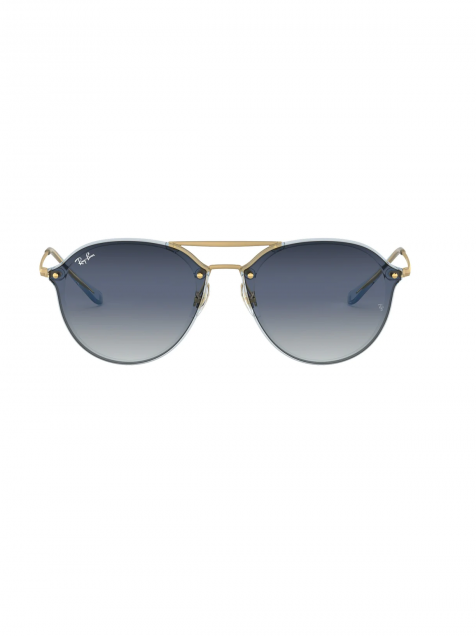 LENTES DE SOL RB BLAZE DOUBLE BRIDGE RB4292N DORADO AZUL DEGRADADO