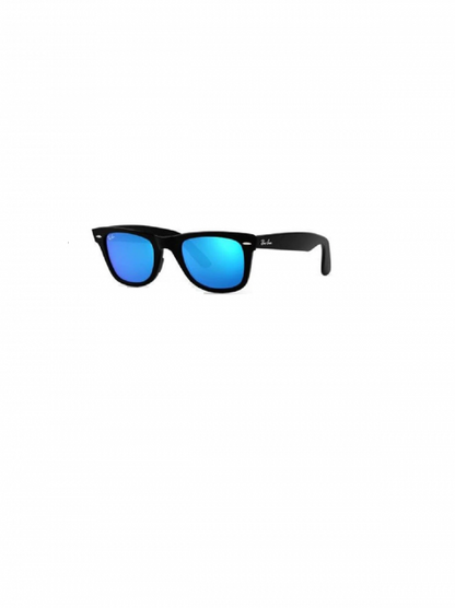 LENTES DE SOL RB WAYFARE RB2140N NEGRO BRILLOSO AZUL ESPEJO