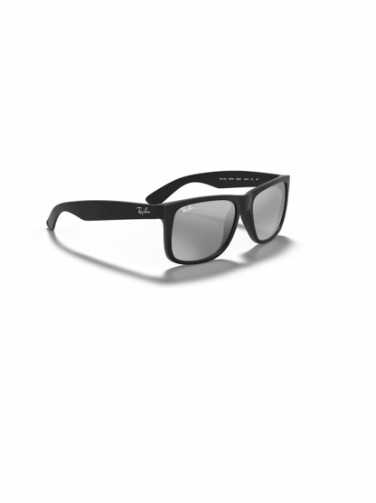 LENTES DE SOL RB JUSTIN RB4165N (NEGRO MATE-PLATEADO ESPEJO)