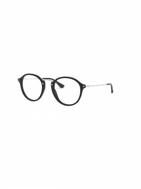 LENTES RB ROUND FLECK RB2447 (PLATEADO-OFTALMOLÓGICO)