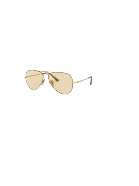 Ray Ban Rb3689 001/t2 New Aviator Coffe Clear Evolve