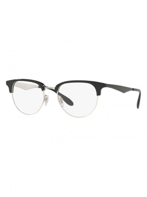 Ray Ban Oftalmico Rb6396 2932 Clubmaster Negro Plateado Icon