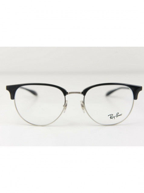 Ray Ban Oftalmico Rb6396 2932 Clubmaster Negro Plateado Icon