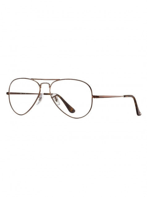 Ray Ban Oftalmico Rb6489 2531 Cafe Aviator Large Metal