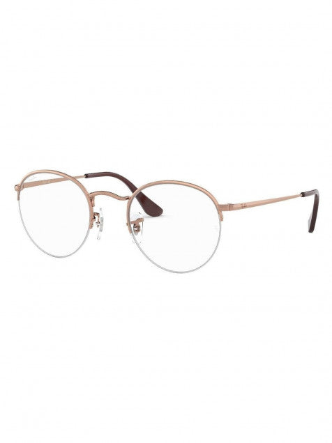 Ray Ban Oftalmico Rb3947v 2943 Round Gaze Bronce Cafe