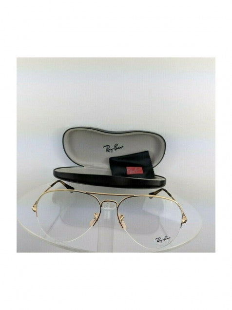 Ray Ban Rb6589 2500 Oftalmico Aviator Gaze Dorado Carey Original