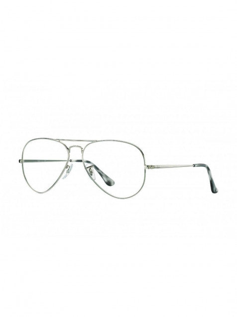 Ray Ban Oftalmico Rb6489 2501 Plateado Aviator Large Metal