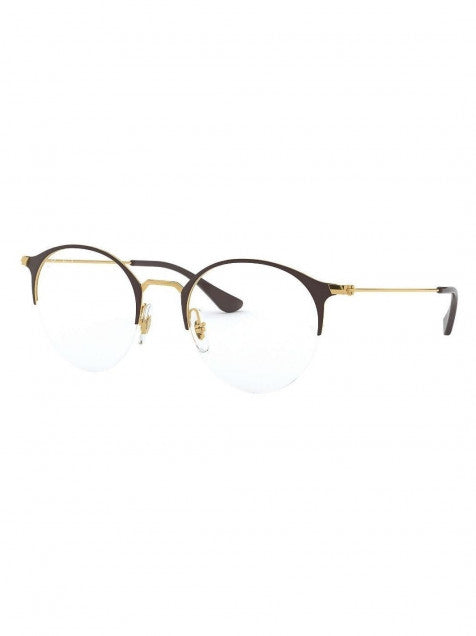 Ray Ban Oftalmico Rb3578v 2905 Round Metal Cafe Dorado Icon